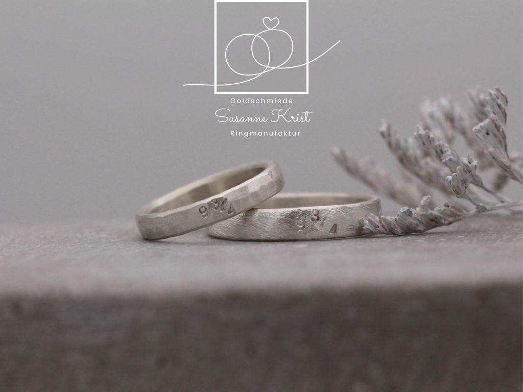 Außengravur Ringe von Harry Potter inspiriert.